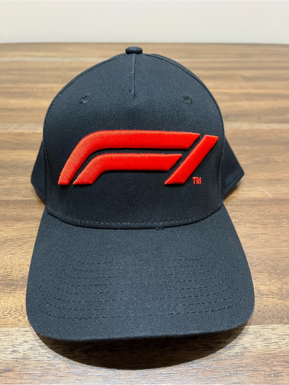 Official Formula 1 Black and Red Performance Baseball Cap Strap Adjustable